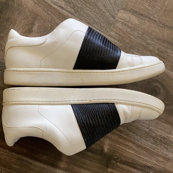 VINCE Vista Lizard-embossed slip-on sneakers - Picture 3 of 5